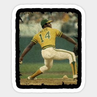 Vida Blue, former ace of the A's and Giants in the'70s Sticker